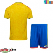 Camiseta Colombia Primera Equipación para niños Mundial 2026 manga corta (+ pantalones cortos)